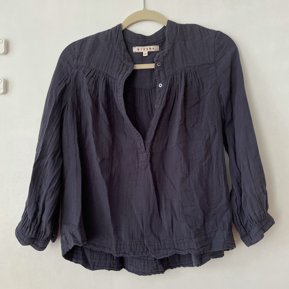 Navy Blouse